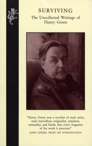Book cover of Surviving by Henry Green