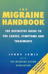 Book cover of The Migraine Handbook by Jenny Lewis, The Migraine Action Association