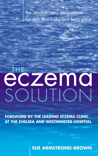 Book cover of The Eczema Solution by Sue Armstrong-Brown