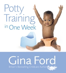 Book cover of Potty Training In One Week by Gina Ford