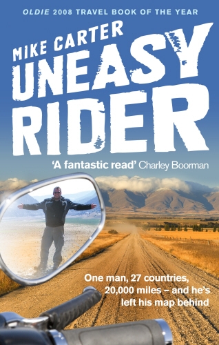 Book cover of Uneasy Rider by Mike Carter