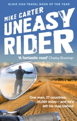 Book cover of Uneasy Rider by Mike Carter