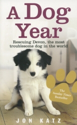 Book cover of A Dog Year by Jon Katz