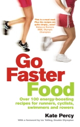 Book cover of Go Faster Food by Kate Percy