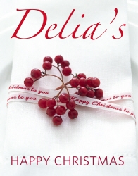 Book cover of Delia's Happy Christmas by Delia Smith