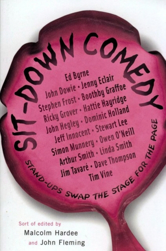 Book cover of Sit-Down Comedy by Malcolm Hardee, John Fleming
