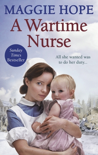 Book cover of A Wartime Nurse by Maggie Hope