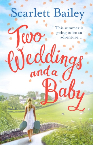 Book cover of Two Weddings and a Baby by Scarlett Bailey
