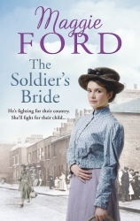 Book cover of The Soldier's Bride by Maggie Ford