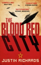 Book cover of The Blood Red City by Justin Richards