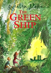 Book cover of The Green Ship by Quentin Blake