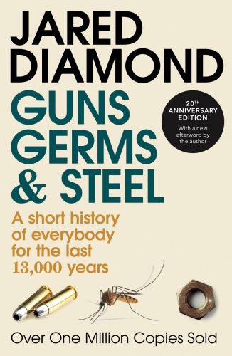 Book cover of Guns, Germs and Steel by Jared Diamond