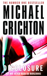 Book cover of Disclosure by Michael Crichton