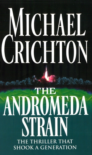 Book cover of The Andromeda Strain by Michael Crichton
