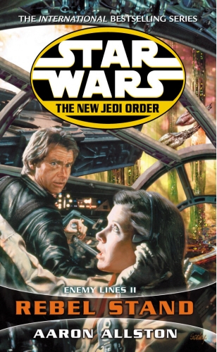 Book cover of Star Wars: The New Jedi Order - Enemy Lines II Rebel Stand by Aaron Allston