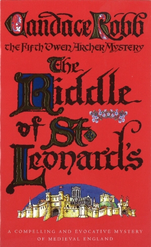 Book cover of The Riddle Of St Leonard's by Candace Robb
