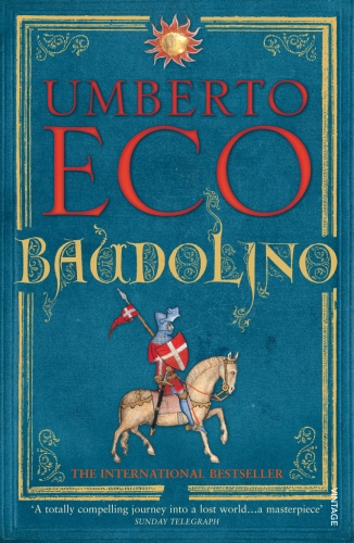 Book cover of Baudolino by Umberto Eco