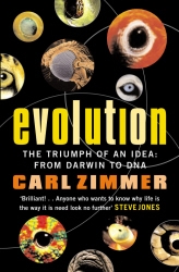 Book cover of Evolution by Carl Zimmer