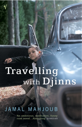 Book cover of Travelling with Djinns by Jamal Mahjoub