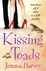 Book cover of Kissing Toads by Jemma Harvey