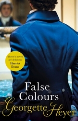Book cover of False Colours by Georgette Heyer