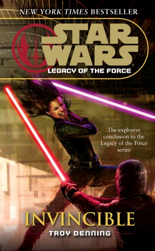 Book cover of Star Wars: Legacy of the Force IX - Invincible by Troy Denning