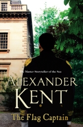 Book cover of The Flag Captain by Alexander Kent