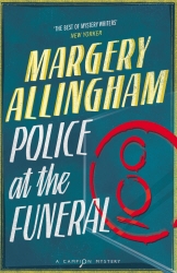 Book cover of Police at the Funeral by Margery Allingham