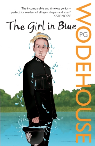 Book cover of The Girl in Blue by P.G. Wodehouse
