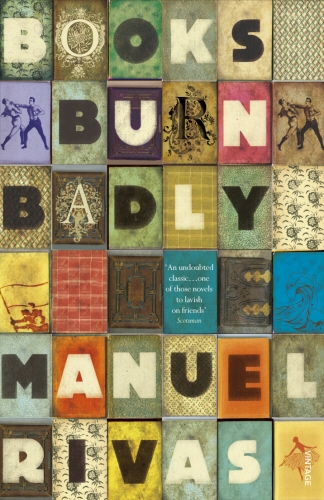 Book cover of Books Burn Badly by Manuel Rivas