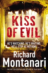 Book cover of Kiss of Evil by Richard Montanari