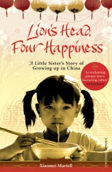 Book cover of Lion's Head, Four Happiness by Xiaomei Martell