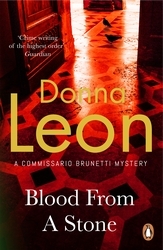 Book cover of Blood From A Stone by Donna Leon