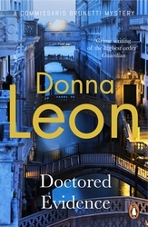 Book cover of Doctored Evidence by Donna Leon
