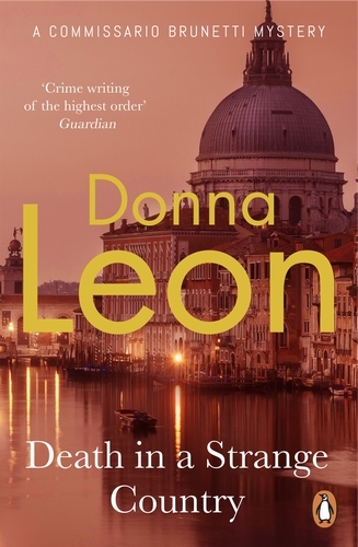 Book cover of Death in a Strange Country by Donna Leon
