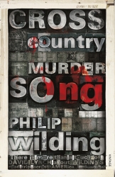 Book cover of Cross Country Murder Song by Philip Wilding