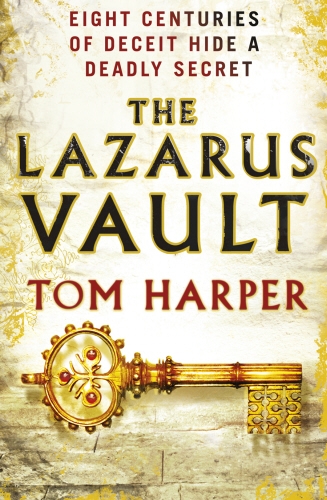 Book cover of The Lazarus Vault by Tom Harper