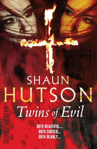 Book cover of Twins of Evil by Shaun Hutson