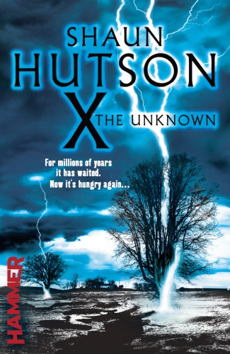 Book cover of X The Unknown by Shaun Hutson