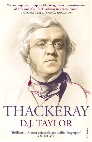 Book cover of Thackeray by D J Taylor