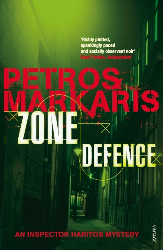 Book cover of Zone Defence by Petros Markaris