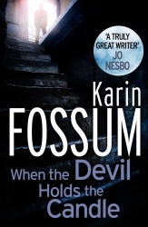 Book cover of When the Devil Holds the Candle by Karin Fossum