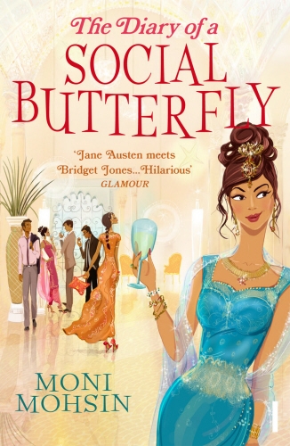 Book cover of The Diary of a Social Butterfly by Moni Mohsin