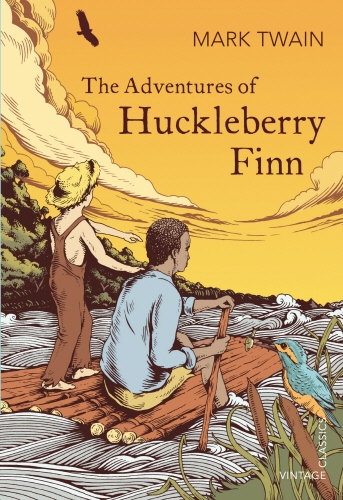 Book cover of The Adventures of Huckleberry Finn by Mark Twain