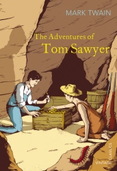 Book cover of The Adventures of Tom Sawyer by Mark Twain