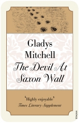 Book cover of The Devil at Saxon Wall by Gladys Mitchell