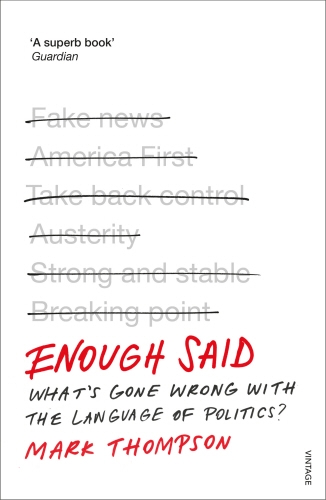 Book cover of Enough Said by Mark Thompson
