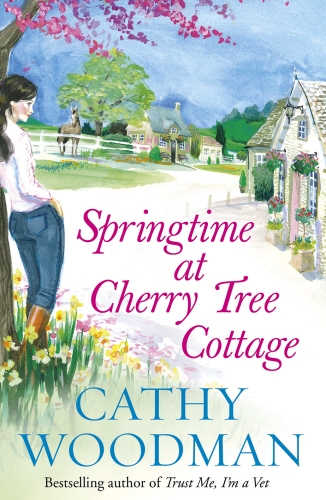Book cover of #9 - Springtime at Cherry Tree Cottage by Cathy Woodman