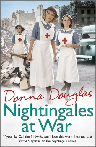 Book cover of Nightingales at War by Donna Douglas