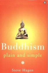 Book cover of Buddhism Plain and Simple by Steve Hagen